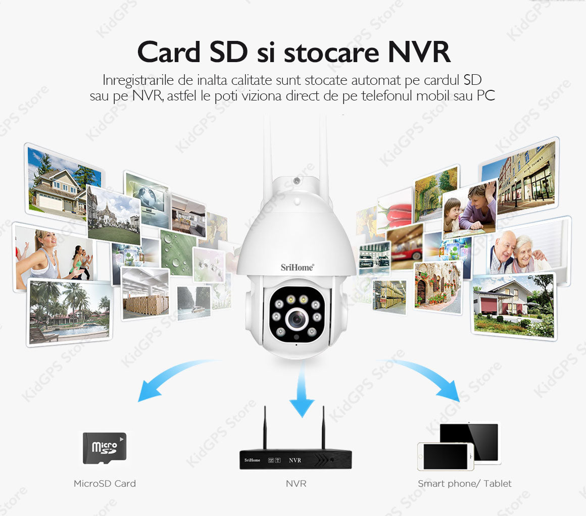 Camera de supraveghere WIFI SriHome SH039B Pro Camera de supraveghere WIFI SriHome SH039B Pro